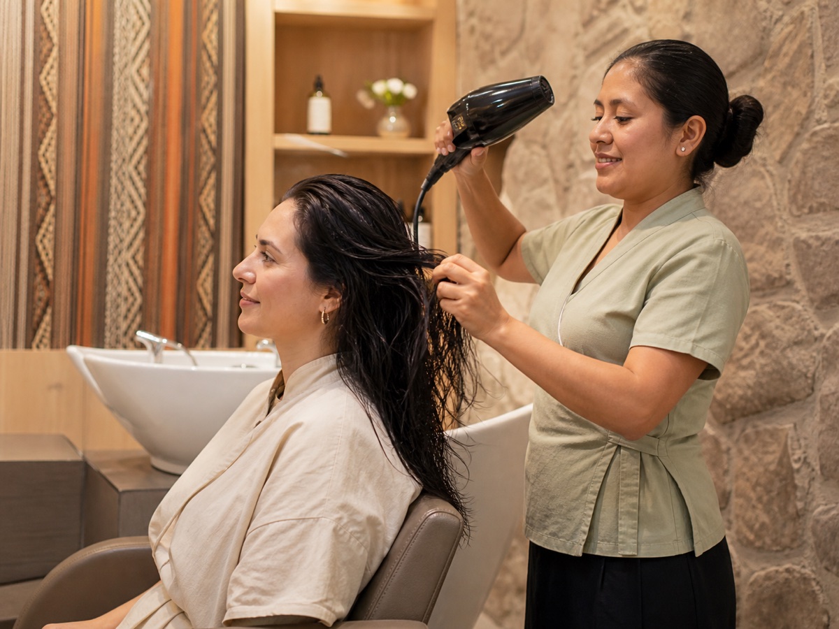 Hair Wash & Dry
